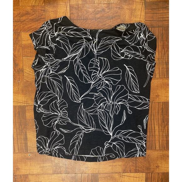 Calypso St Barth Size Medium Cotton Linen Short Sleeve & Pants Matching PJ Set - Picture 6 of 12